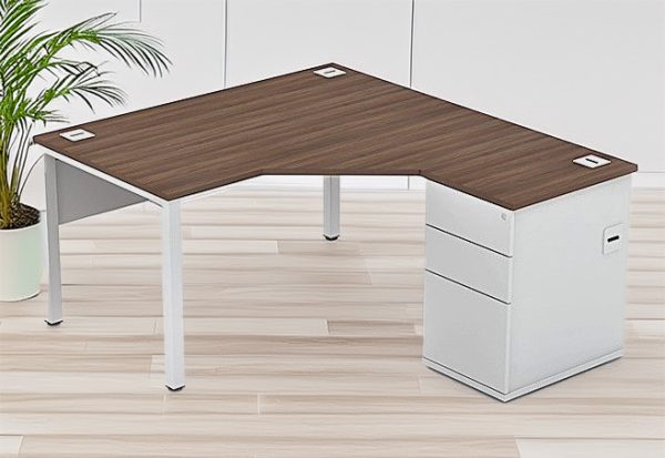 Aspire – Ergonomic Corner Desk – 1600mm Wide