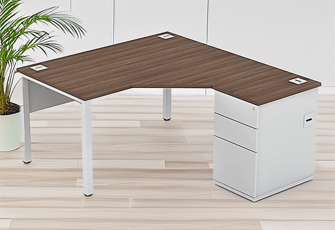 Aspire – Ergonomic Corner Desk – 1600mm Wide