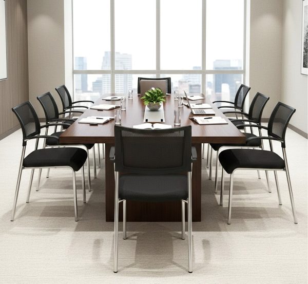 Saturn Mesh Side Chair Chrome Frame