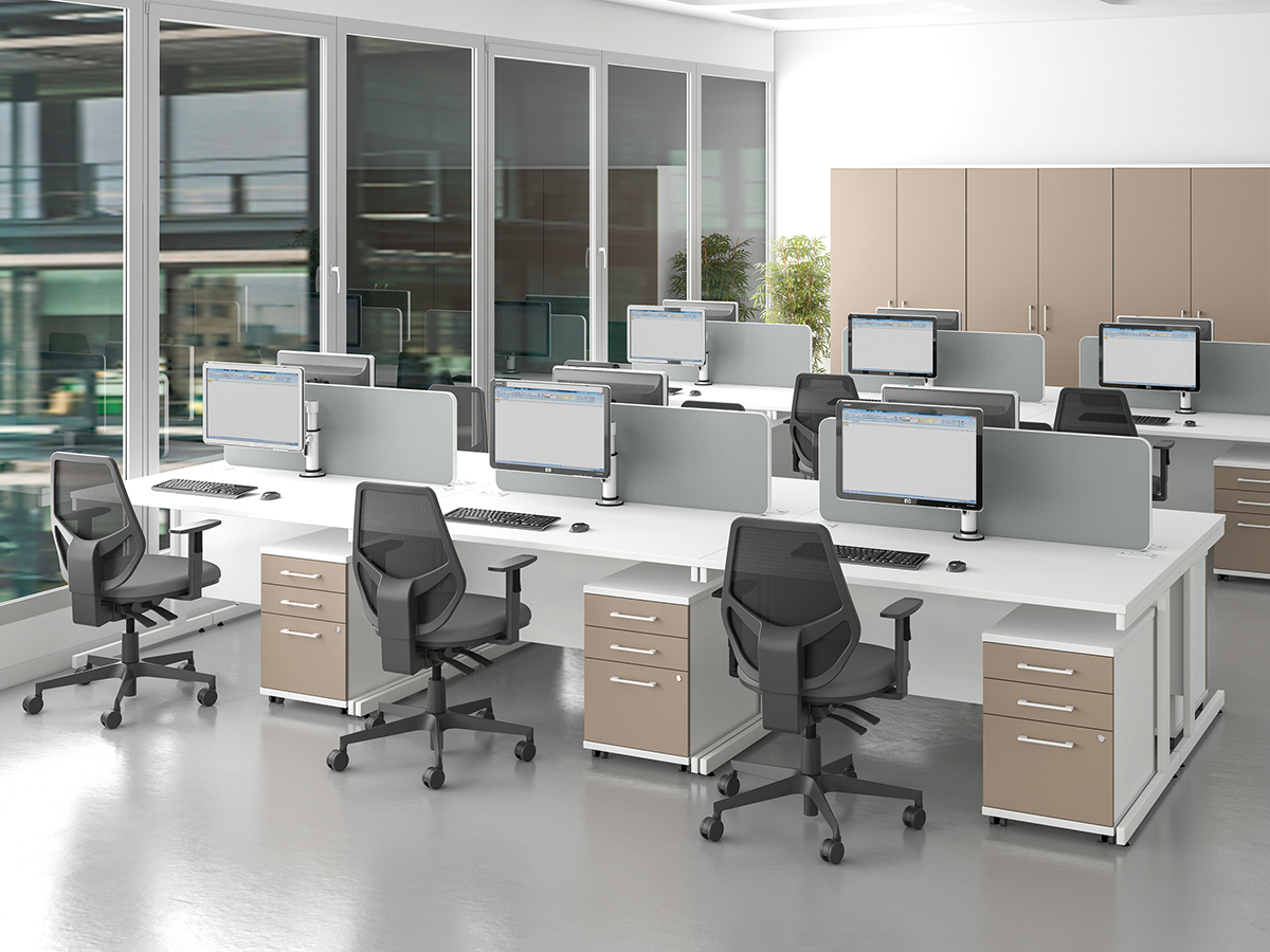 Poise Rectangular Cantilever Leg Desking. - Image 5