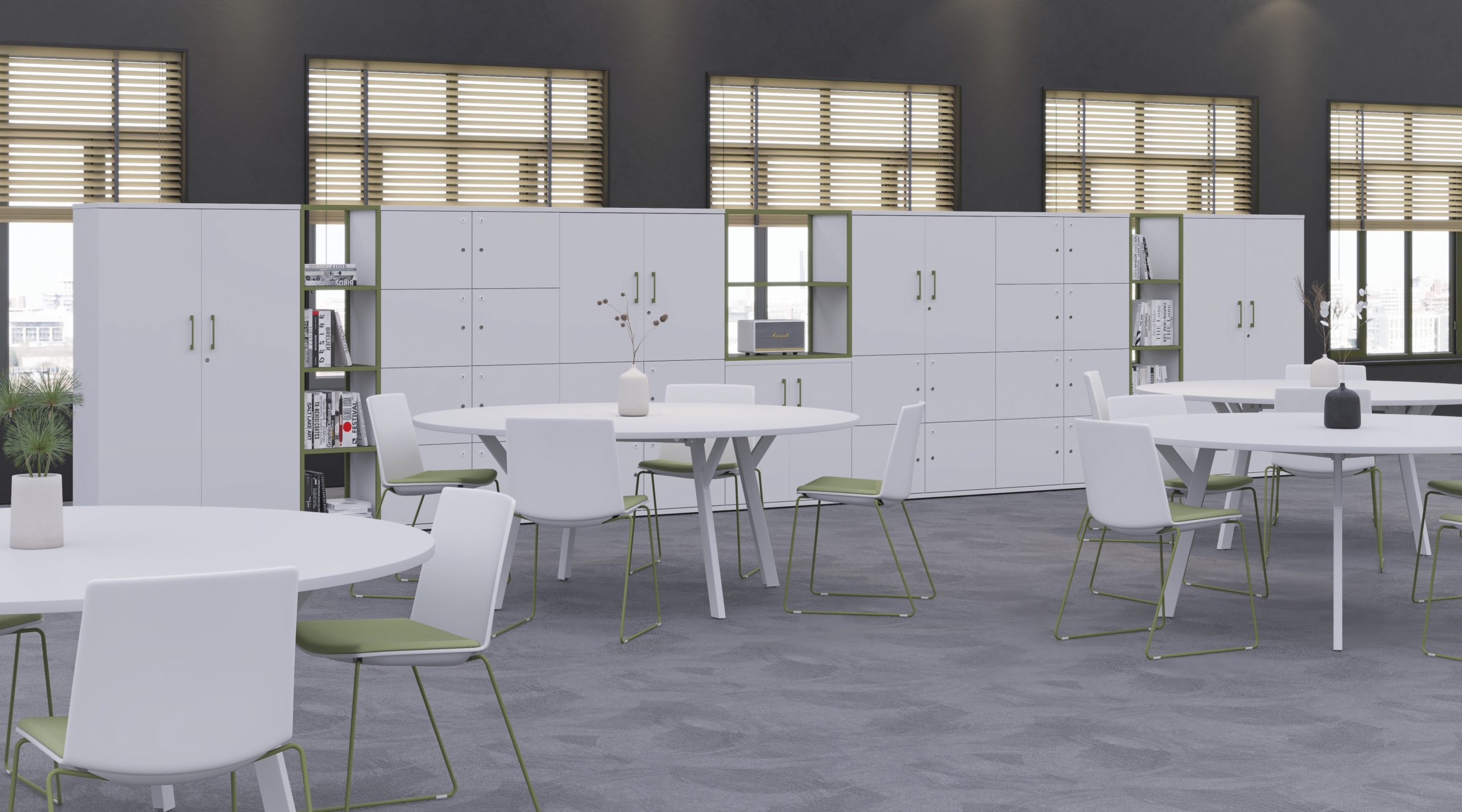 Y-Leg Round Meeting Tables - Image 7