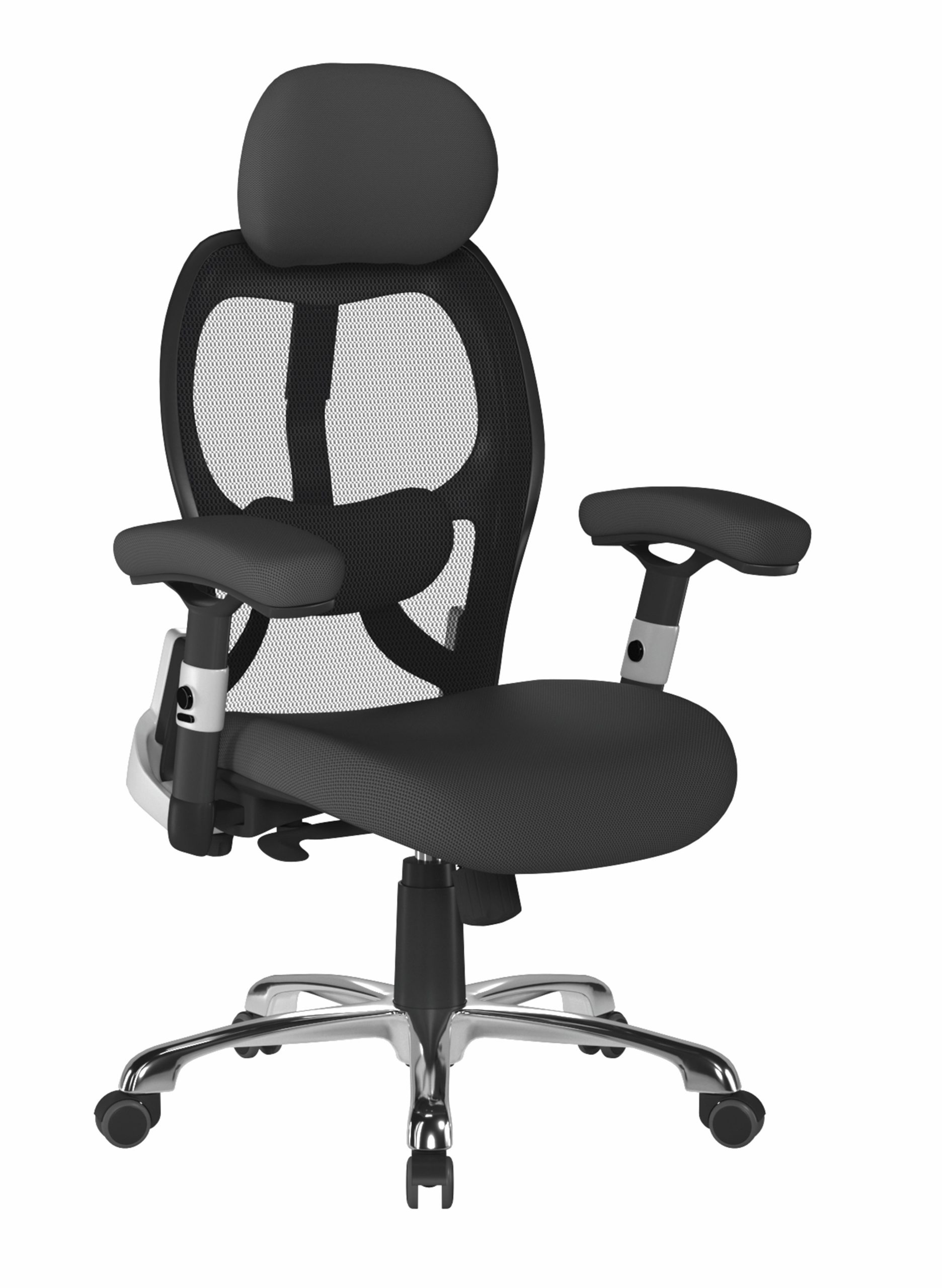 Ergonomic Luxury High Back Executive Mesh Chair for 24 Hour Use – Black - Image 2