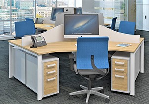 Poise 120 Degree Desks - Image 4