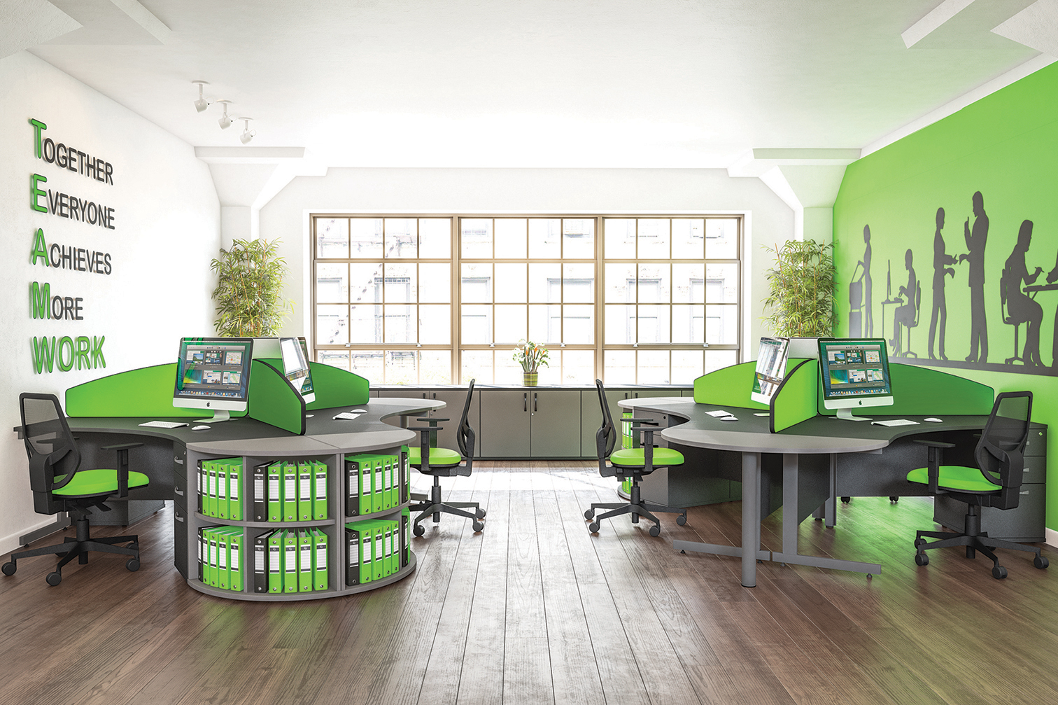 Poise 120 Degree Desks - Image 2