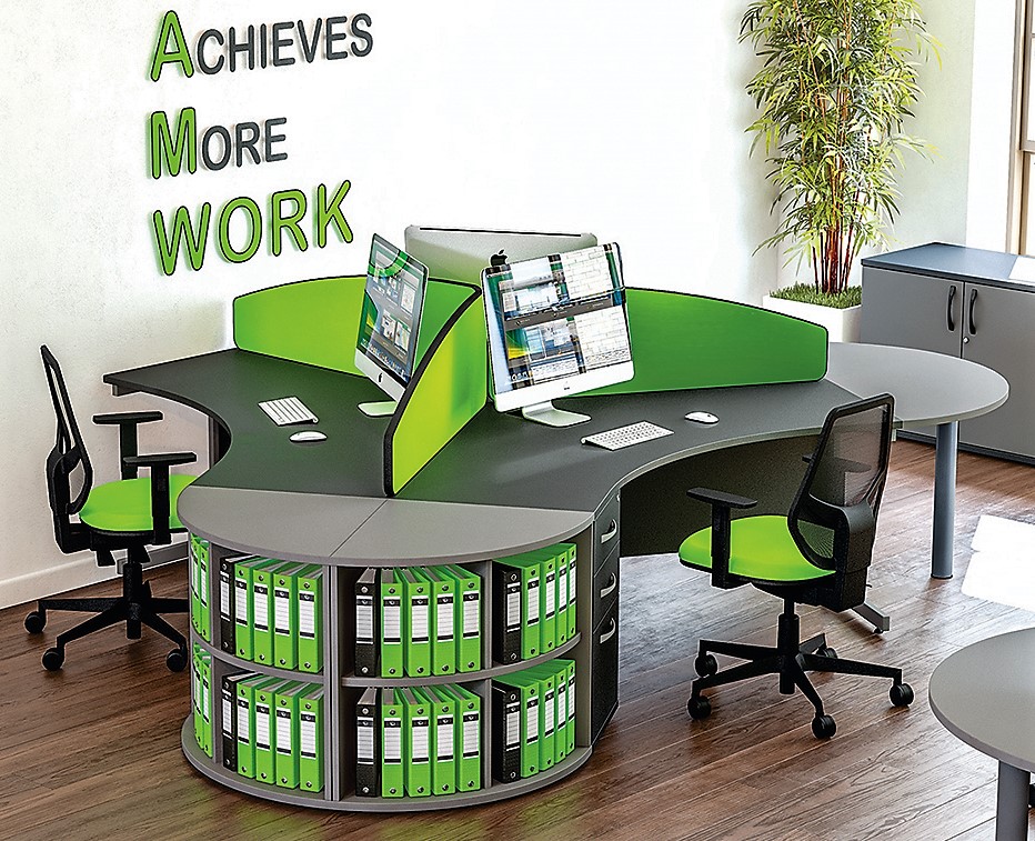 Poise 120 Degree Desks - Image 3