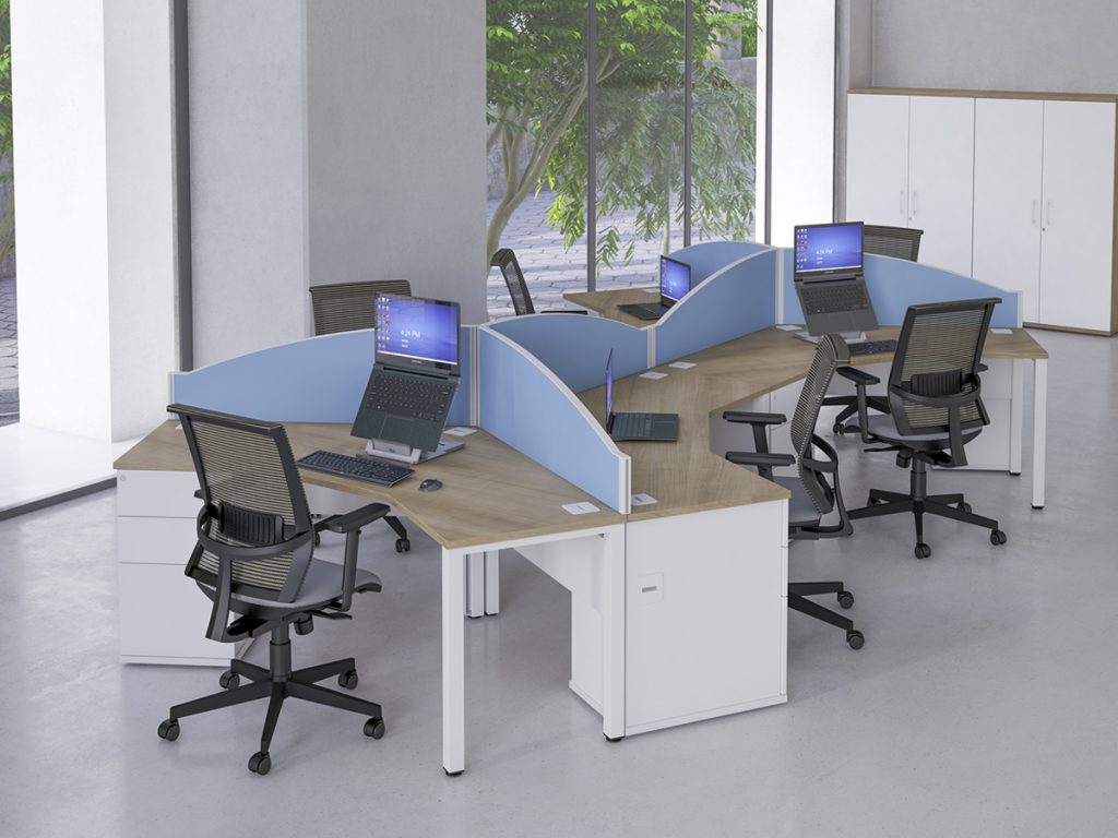 Poise 120 Degree Desks - Image 6