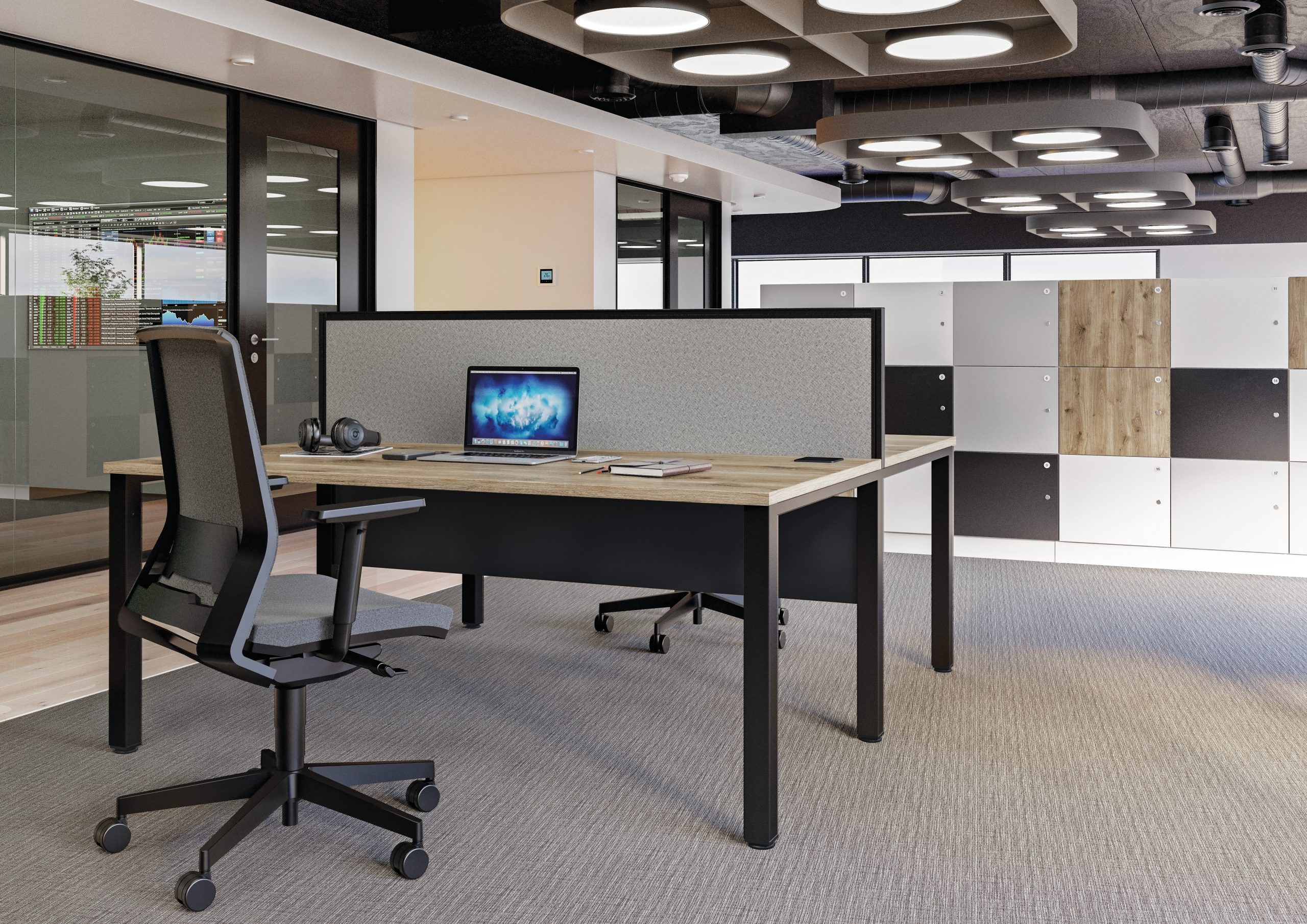 Poise Rectangular Bench Desks - Image 6