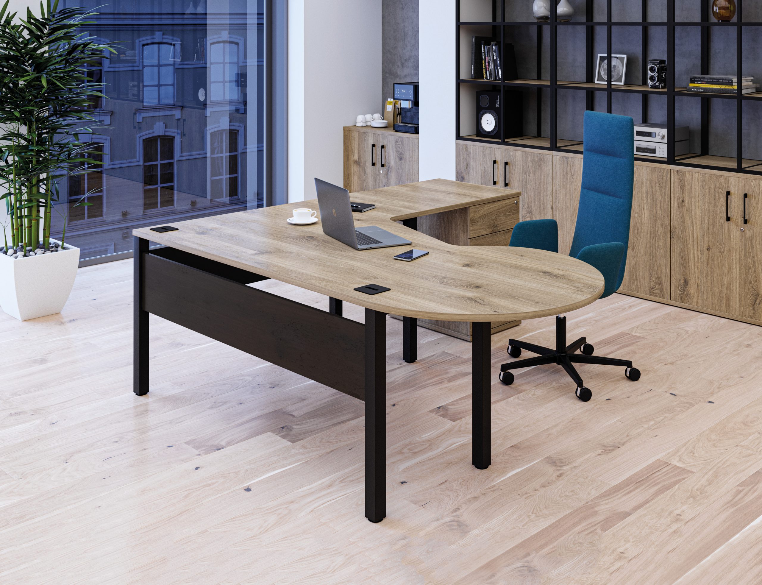 Poise Rectangular Bench Desks - Image 7