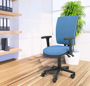Synq Ergonomic Fabric Squared Back Operator Chair