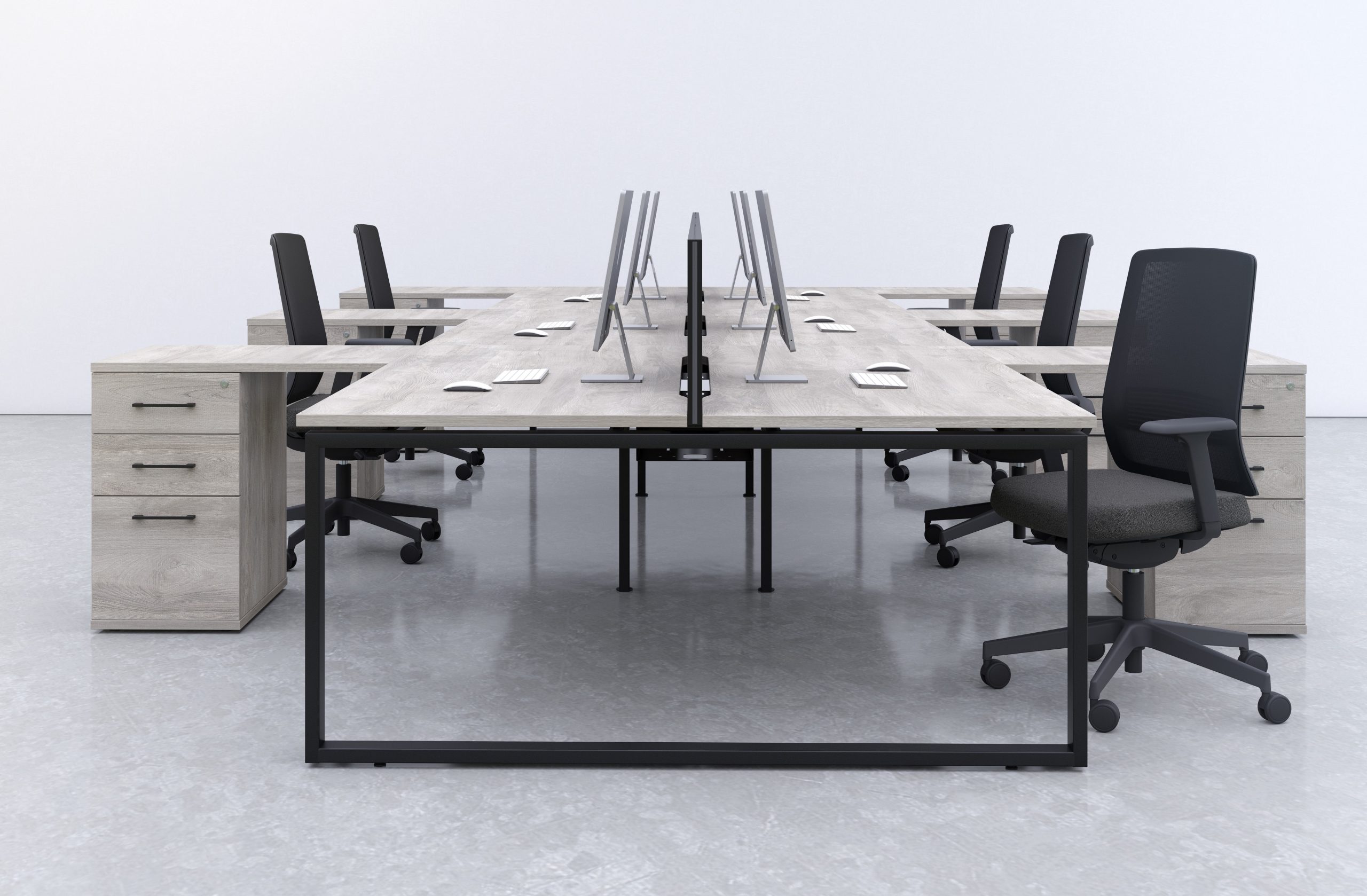 Aspire Bench Desks with a Choice of 3 Leg Styles - Image 7