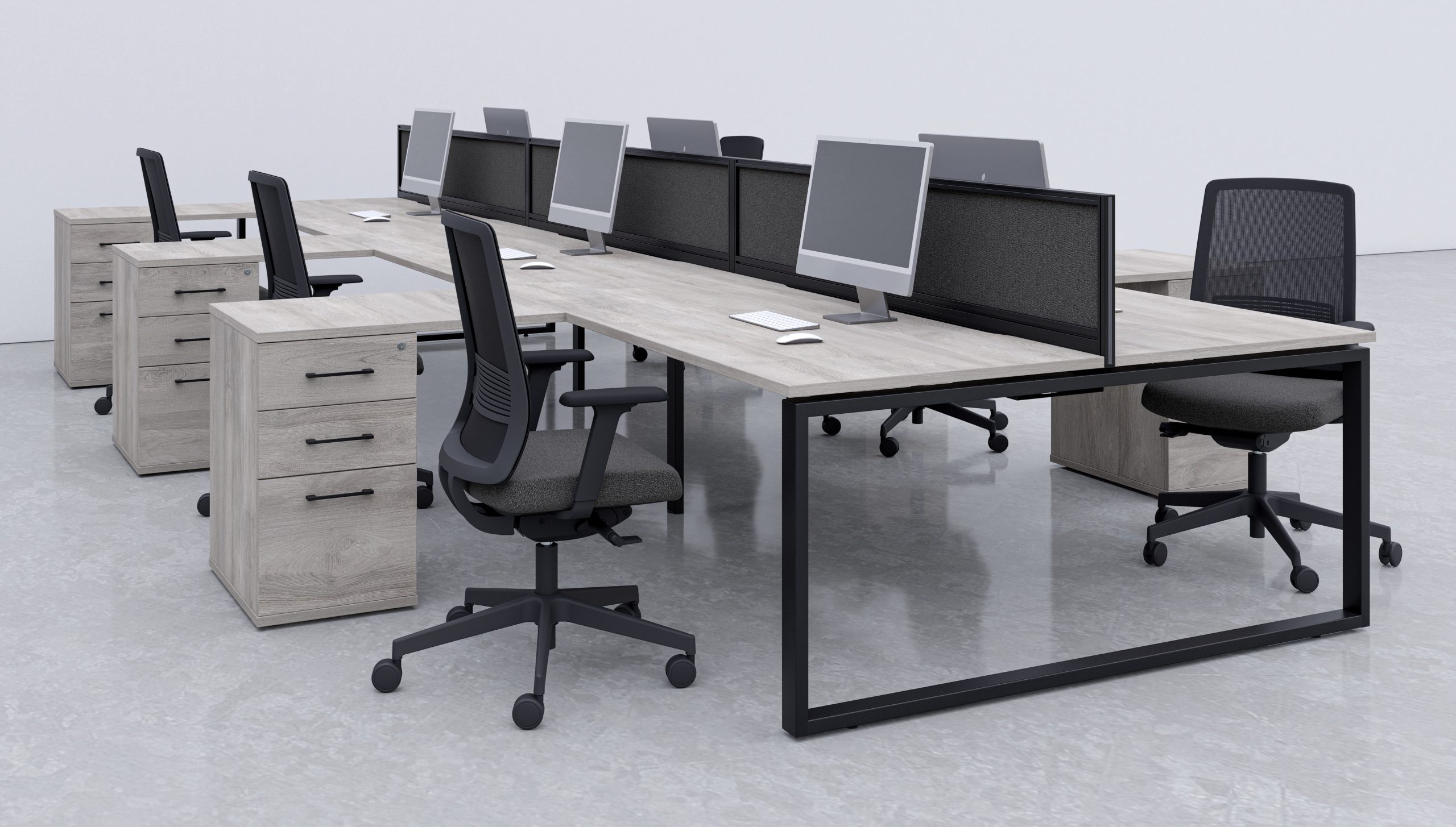 Aspire Bench Desks with a Choice of 3 Leg Styles - Image 8