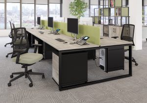 Aspire Bench Desks with a Choice of 3 Leg Styles